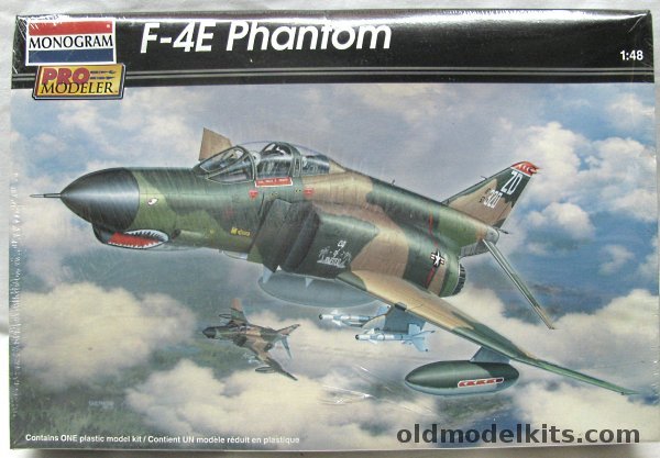 Monogram 1/48 McDonnell Douglas F-4E Phantom II Pro Modeler Issue  - USAF 307 TFS 31st TFW, 85-5978 plastic model kit